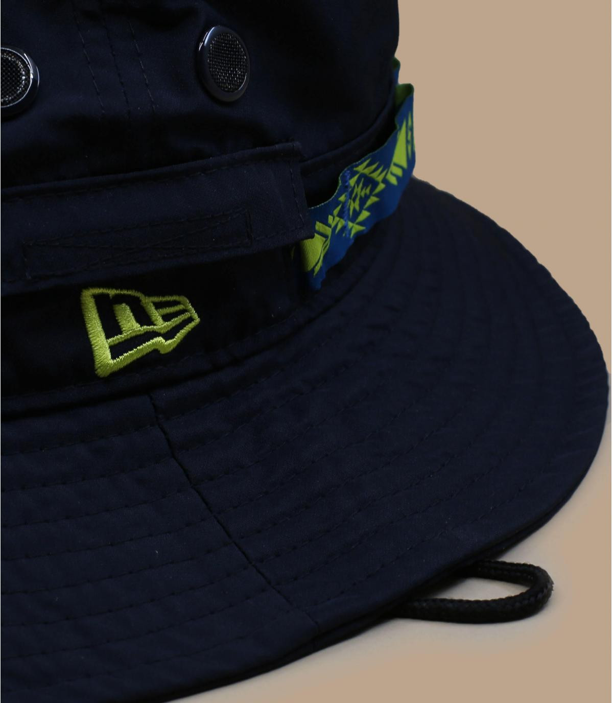 blue New Era bucket hat - Bucket Woven Tape navy New Era : Headict
